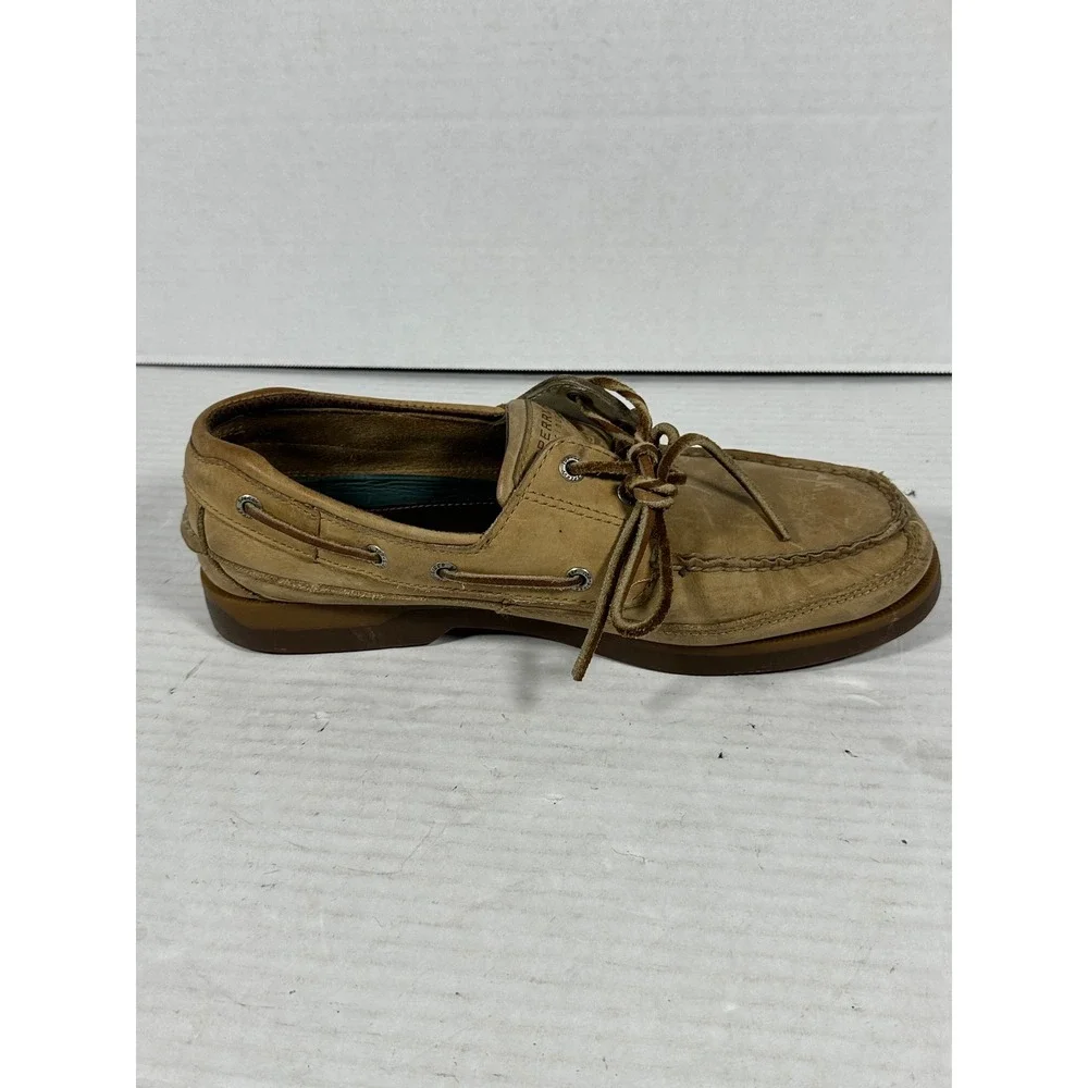Sperry Top-Sider Mens 10.5M Tan Leather Boat Shoes Loafers 0764043